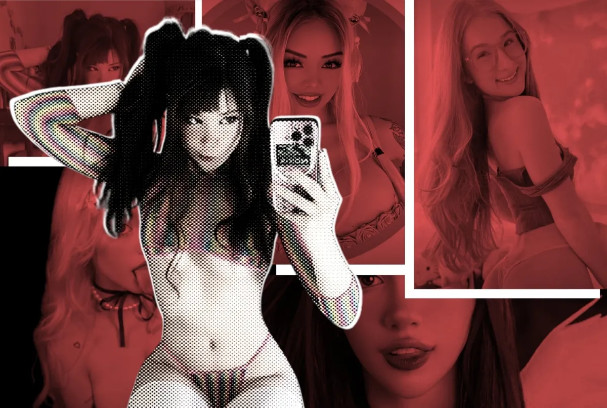 Beliebte weibliche OnlyFans Creator mit glamouröser Ausstrahlung